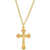 24K Gold Plated Crucifix Necklace