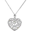 Desires of The Heart Pendant and Chain with Packaging in Sterling Silver Desires of The Heart Pendant and Chain with Packaging in Sterling Silver