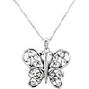 The Butterfly Principle Pendant and Chain with Packaging in Sterling Silver The Butterfly Principle Pendant and Chain with Packaging in Sterling Silver