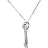 Sterling Silver Safe in My Love Birthstone Necklace Sterling Silver Safe in My Love Birthstone Necklace
