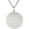 Sterling Silver 22mm St. Christopher Medal Sterling Silver 22mm St. Christopher Medal