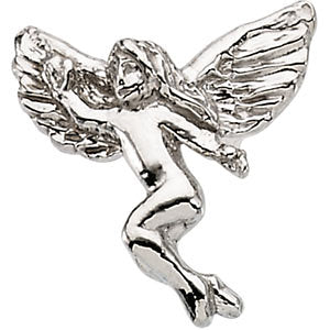 Sterling Silver Dancing Angel Lapel Pin