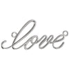14k White Gold "Love" Necklace Center