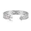 14k White Gold 1/2 CTW Diamond Bangle Bracelet