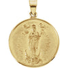 24.50 mm Guadalupe Medal in 18K Yellow Gold