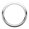 Platinum 6mm Milgrain Comfort Fit Band, Size 12