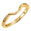 Wedding Band for Matching Engagement Ring in 14k Yellow Gold ( Size 6 )