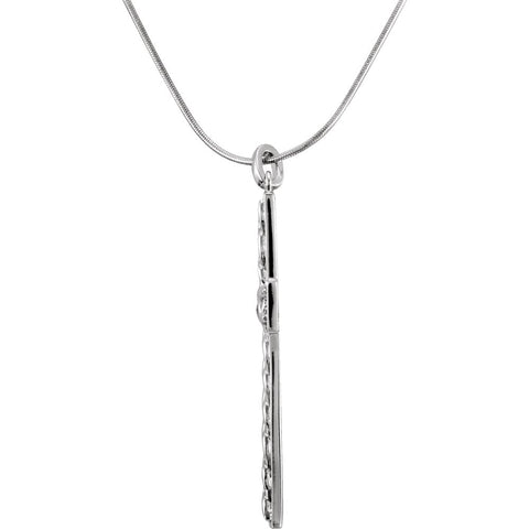 Sterling Silver Freedom Cross Necklace