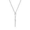 14K Yellow Gold-Plated Sterling Silver Nail Cross 24" Necklace