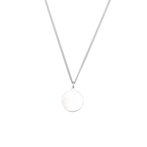 Sterling Silver 15mm First Communion Medal 18" Necklace