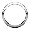 Sterling Silver 6mm Half Round Band, Size 6