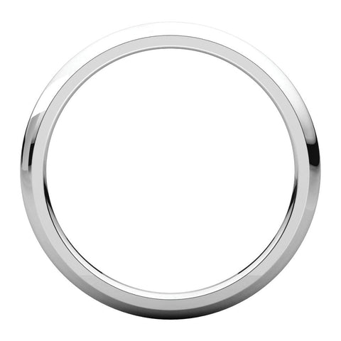 Sterling Silver 2mm Comfort Fit Band, Size 5.5