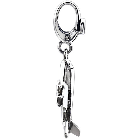 Sterling Silver Airplane Charm
