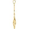 14k Yellow Gold Open Silhouette Pendant