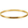 04.00 mm Bangle Bracelet in 14K Yellow Gold