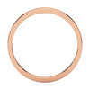 14k Rose Gold 2.5mm Flat Band, Size 6.5