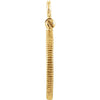 14k Yellow Gold Coin Edge Screw-Top Coin Frame Mounting