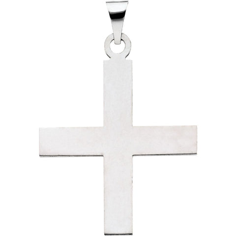 14k Yellow Gold 27.5x25mm Greek Cross Pendant