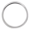 Platinum 8mm Grooved Design Band Size 11