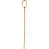 14k Yellow Gold 28x18mm Cross Pendant with Design