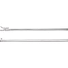 14K White Gold 3mm Omega 16-Inch Chain