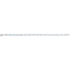 14k White Gold Lab-Grown Opal Line Bracelet