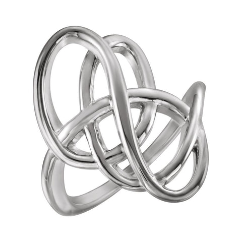 Sterling Silver Freeform Ring, Size 7