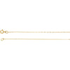14k Yellow Gold .50mm Solid Cable 24" Chain
