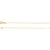 14k Yellow Gold .50mm Solid Cable 20" Chain