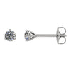 Pair of I1; G-H Diamond Friction Post Stud Earrings in 14k White Gold