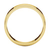 14k Yellow Gold 6mm Flat Edge Band, Size 9