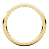 14k Yellow Gold 2.5mm Knife Edge Comfort Fit Band, Size 11
