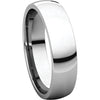 Sterling Silver 5mm Light Comfort Fit Band, Size 4