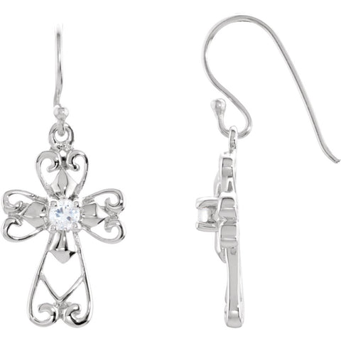 Sterling Silver Jesus, The Morning Star Earrings