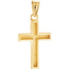 14k Yellow Gold Cross Pendant