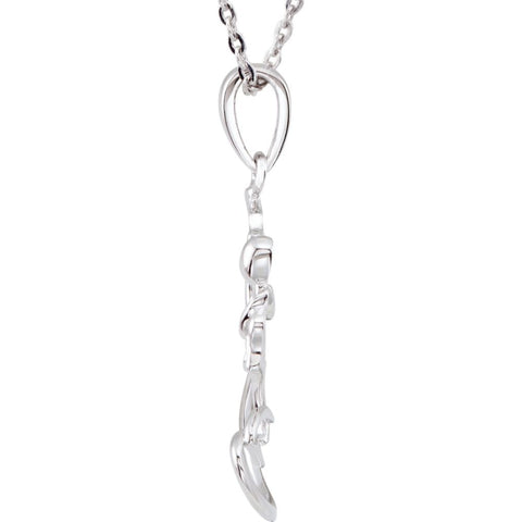 Sterling Silver Sweet Baby 18' Necklace