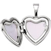 Sterling Silver Baptism Heart Locket