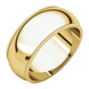 08.00 mm Milgrain Band in 10K Yellow Gold ( Size 11 )