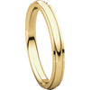 14k Yellow Gold 2.5mm Comfort Fit Edge Band , Size 5.5
