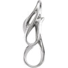 Metal Fashion Pendant in 14k White Gold