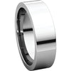 Continuum Sterling Silver 6mm Flat Comfort Fit Band, Size 7