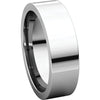 Sterling Silver 6mm Flat Band, Size 7