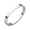 Sterling Silver 2mm Flat Band (Size 5)