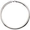 7.25 mm Domed Omega Chain in Sterling Silver ( 18-Inch )