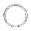 14k White Gold 1/5 CTW Diamond Infinity-Inspired Ring, Size 7