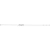 14K White Gold 1/6 CTW Diamond Infinity 8-Inch Bracelet