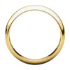 10k Yellow Gold 5mm Half Round Band, Size 6