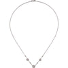 14k White Gold 1/2 CTW Diamond Necklace