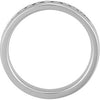 14k White Gold 1/4 CTW Diamond Channel Set Anniversary Band, Size 7