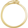 14k Yellow Gold Size 05.00 The Unblossomed Rose® Ring